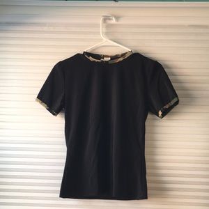 A Wish Come True Camo Trim Short Sleeved Top